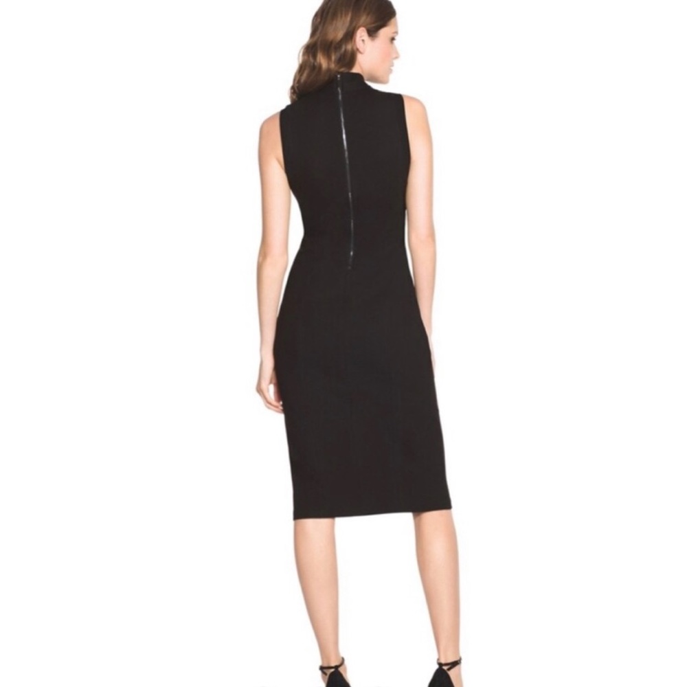 White House Black Market Mock Neck Sheath Dress 10 - Picture 3 of 16